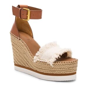 See by Chloe freyed wedge size 7.5